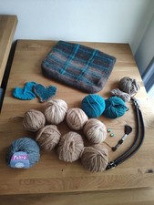 Lana Grossa Feltro Konvolut 500g Knäuel Filzwolle Wolle * 2 Griffe * Filz-Tasche