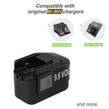 9,6V 5AH Ni-MH Akku für AEG B9.6 BX9.6 BXS9.6 MX9.6 4932367903 4932373250