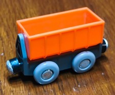 HOLZEISENBAHN Kippwaggon, passt zu BRIO, IKEA u.a.