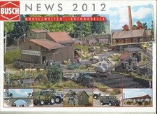 Katalog Busch Neues 2012 Modellbahnzubehör in HO N Z