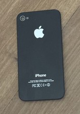 Original Apple iPhone 4 Backcover Akkudeckel Pulled Händler Garantie Top Schwarz