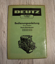 Original Deutz F4L514 F6L514 Bedienungsanleitung