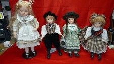 4 Sammlerpuppen wunderschöne Porzelanpuppe 3x Reinart Faelens sehr guter Zustand