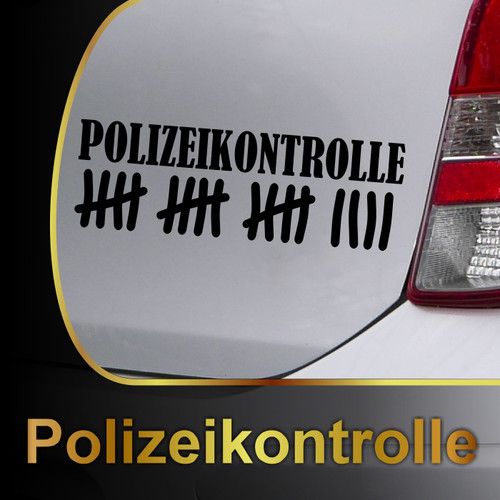 Polizeikontrolle strichliste - polizeikontrolle,