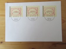 V37 3St.Automatenmarken Ausgabe 3.2 breite Ziffern gestempelt 5,5+6+7 Schilling