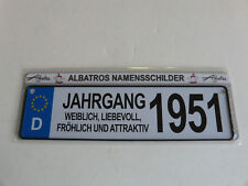 Albatros Namensschilder