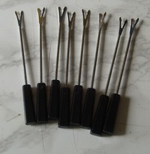 Cocktail gabeln schwarz - 8,