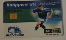erste Knappenkarte Schalke 04 - Ebbe Sand  2001 - S04 - Restguthaben ?  - rar