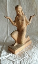 Moderne Frauen Figur Original vermutlich Martin Wetzel DDR Kunst Bildhauer