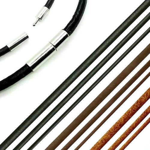Echt leder armband halskette - echt,
