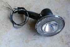 Busch & Müller Scheinwerfer Lumotec N mit Schalter Halogen Lampe schwarz-silber