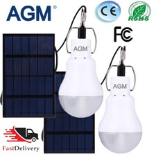 2x LED Solar Lampe Glühbirne