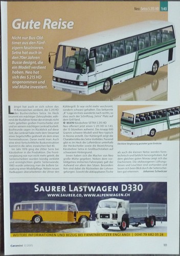 Bus setra 215 - bus, hd