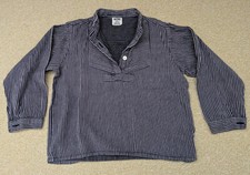 Fischerhemd für Kinder Größe 98/104 Baumwolle blau/weiß wie neu