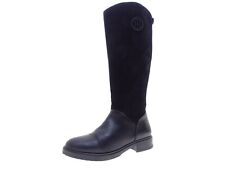 TOMMY HILFIGER Basic Th Riding Boot FW0FW03450 Midnight 403 Damen Stiefel Gr 38