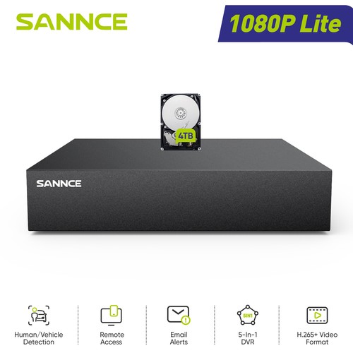 Sannce 8ch 1080p lite 5in1 - lite,
