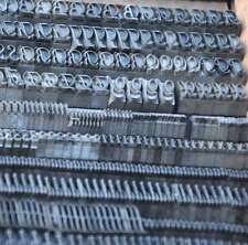 Bleischrift 9 mm Bleisatz Buchdruck Handsatz Alphabet Schrift ABC Bleilettern