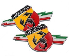 2x Für Fiat Abarth Abzeichen