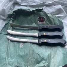 Vintage Messer von Louper Solingen – Modell "Flamme" ROSTFREI - Neu