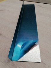 Stahlblechwinkel 500mm Oberfläche gebürstet Kantenschutz Blechwinkel 99x 39mm 