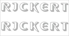 2 x Rickert -Aufkleber- viele