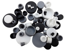 Stopfen für Stuhlbein 10 - 90mm rund Schwarz Grau Weiß Möbelgleiter Möbelkappen 