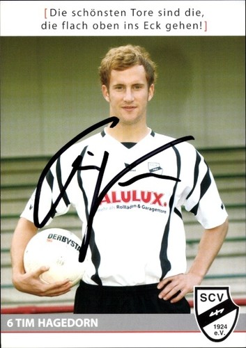 Autogrammkarte fußballer tim - fußballer,