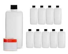 10x Leere Plastikflaschen 500