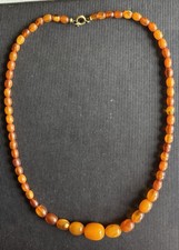 Antike Bernsteinkette