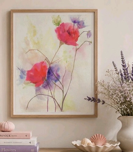 Aquarellzeichnung poppies - aquarellzeichnung, "poppies"