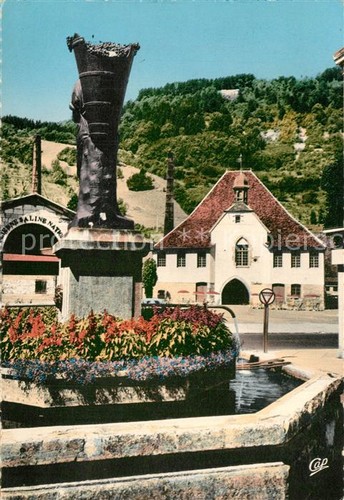 Salins les bains - salins-les-bains, fontaine