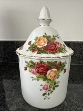 Vintage Royal Albert Old Country Roses Keksdose / Keksdose NEU OVP 