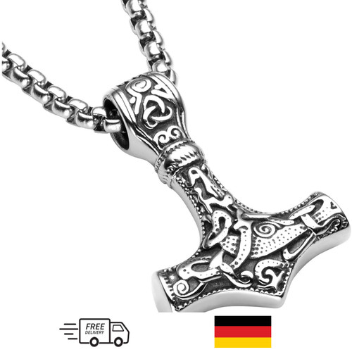 Herren edelstahl wikinger - wikinger, thor