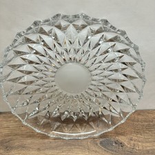 Kristallglas Schale geschliffen klar Bleikristall