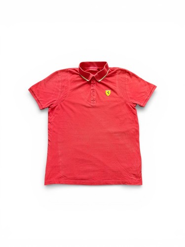 Vintage ferrari polo shirt - vintage,
