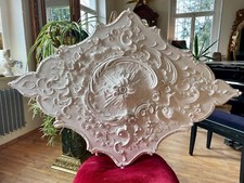 Stucco-wunderschöne große 133x90cm Barock Rosette Stuckrosette 100-323 Stuckgips