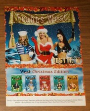 Seltene Werbung WEST Zigaretten - Christmas Edition 2000