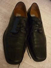 Pat Calvin Herren Schuhe Leder schwarz Gr. 7  also 40 1/2 Business Schnürschuh