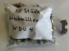 50 Stück Weidmüller Reihenklemmen WDU 4