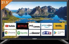 Antarion Smart TV, 22" (55cm), Ultra HD DVB-T2, schwarz