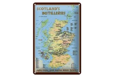 Blechschild Alkohol 20x30 cm