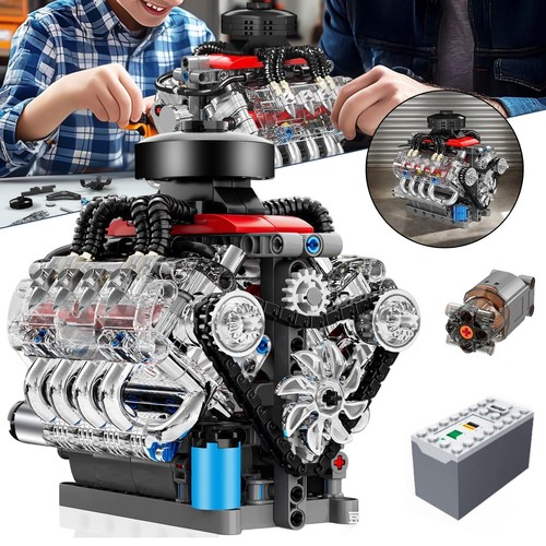 Motor bausatz bausteine - v8,