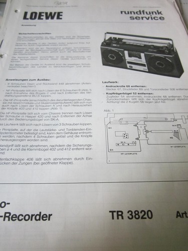 Loewe stereo radio recorder - stereo,