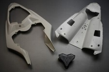 Unlackiert Heckverkleidung +