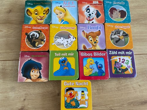 13x kinder mini bücher pappe - 13x,