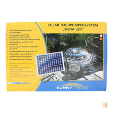 Esotec Solar LED Teichpumpe Pumpenset Gartenpumpe Akkuspeicher 1500 l/h11