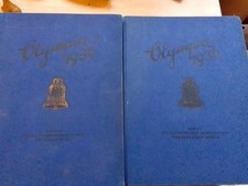 Olympia 1936 sammelalbum, Bd. 1 + 2 Berlin u. Garmisch, Bilder komplett