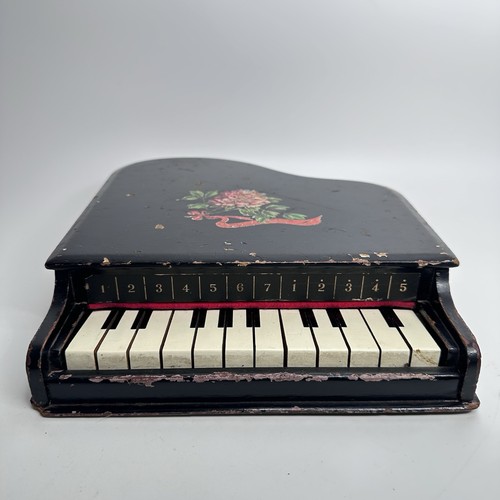 Vintage holzspielzeug klavier - vintage,