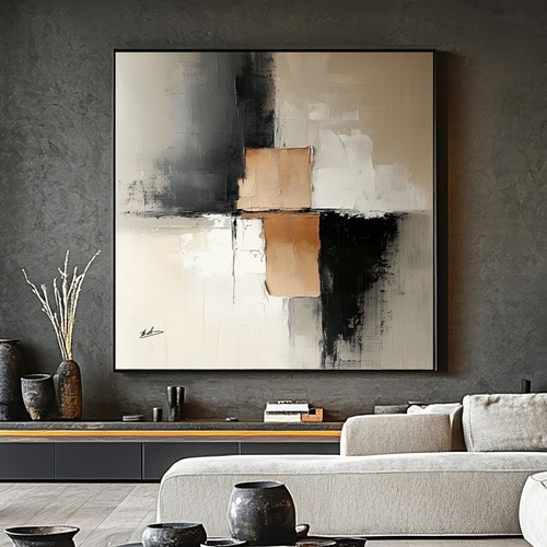 Leinwand bild abstrakt - leinwand,