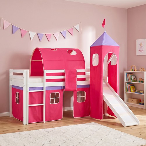 Hochbett 90x200 kinderbett - hochbett, mit